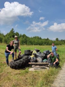 Project Clean Forests in Harta, Poland